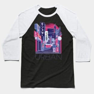 Japanese city street Baseball T-Shirt